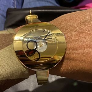 Peire Bernie Oversized Goldtone Watch